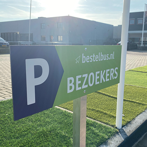 Parkeerbord Dibond