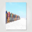 Fotopaneel Strandhuisjes