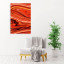 Fotopaneel Rood verfspel