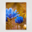 Fotopaneel Blauwe bloemen